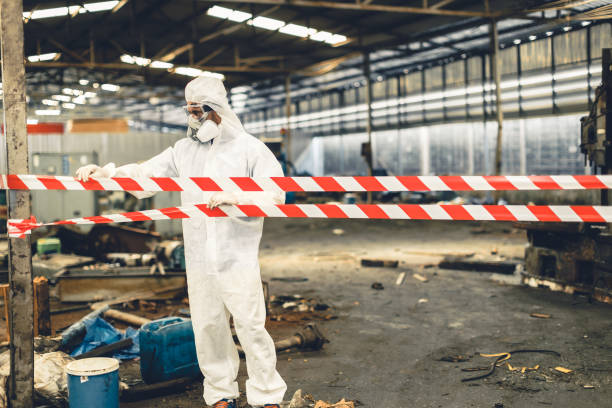 Professional Drug Lab Cleanup technician working in Lynndyl, UT
